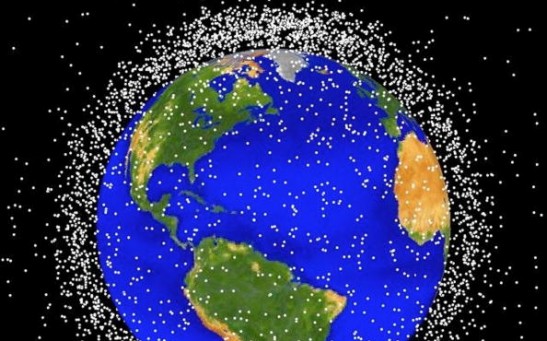 Graphical Representation Of Space Debris Around Earth