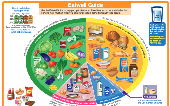 The Eatwell Guide Can Help Fight Obesity & Reduce Environmental Footprints