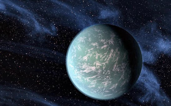 Artists Depiction of Exoplanet Like Earth