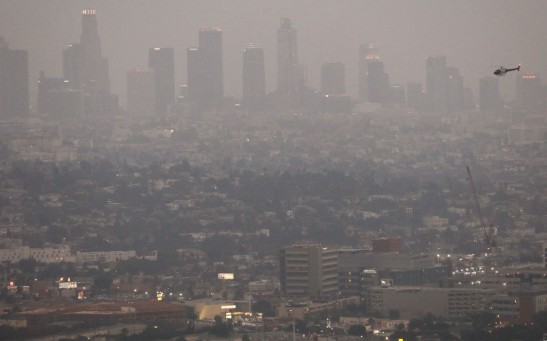 Los Angeles Air Thick With Smoke From California Wildfires