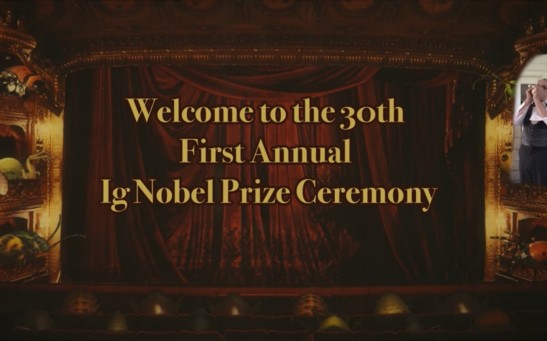 Ig Nobel Awards Celebrates 30 Years of the Lighter Side of Science