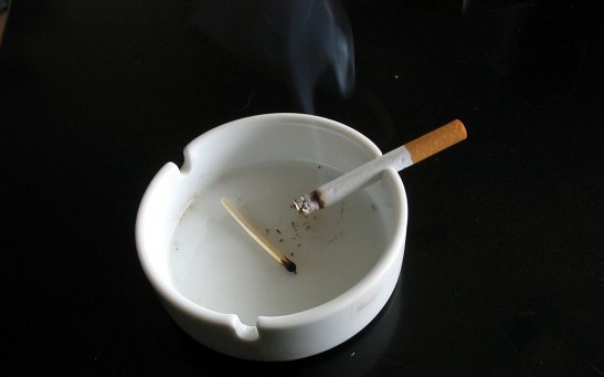 Cigarette in Ash Tray