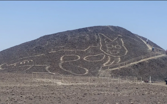 A Large Feline Geoglyph Appears at the Nazca Lines UNESCO World Heritage Site