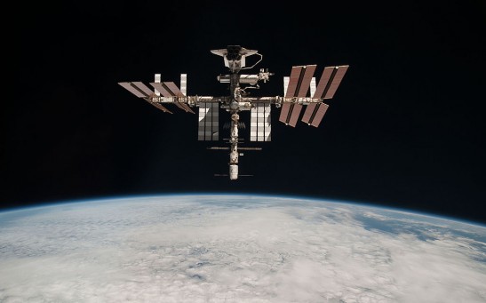 Endeavour Orbits Earth Docked To International Space Station