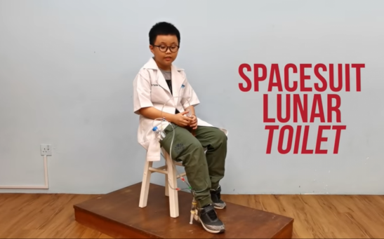 9-Year-Old Malaysian Boy Won NASA's Lunar Loo Challenge