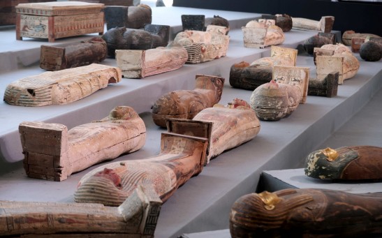 100 More Coffins Found in Egypt's Necropolis Saqqara