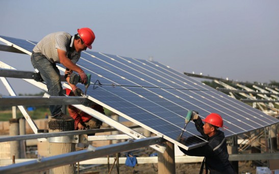 40MW Solar Power Plant Under Construction In Huaian
