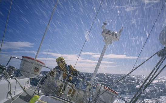 The southern ocean showing its strength to Ocean Rover
