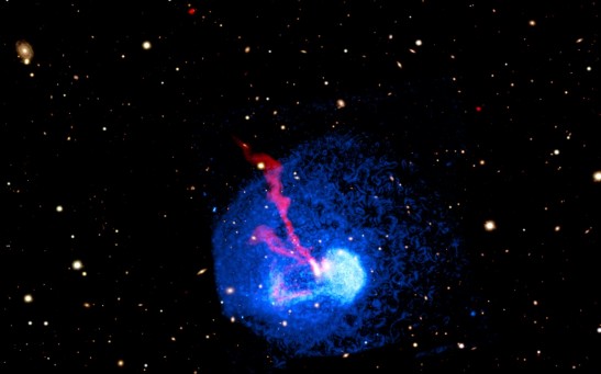 Chandra Catches Slingshot During Collision