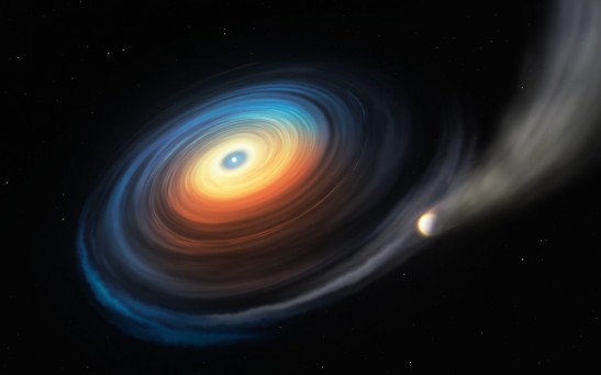 Artist’s impression of the WDJ0914+1914 system