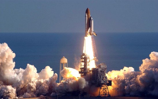 Space Shuttle Columbia Lifts Off