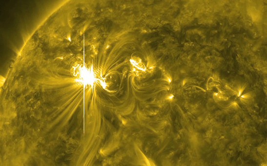 Large Solar Flare Has Potential TO Disrupt Technology