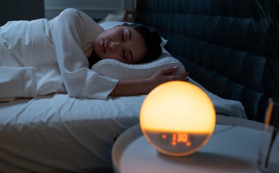 Sleeping with nightlight