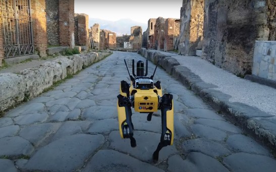 Boston Dynamics Robotic Guard Dog ‘Spot’ Hired to Protect Pompeii Archaeological Site