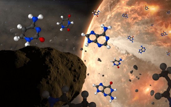 Experts Complete DNA and RNA Nucleobases from Meteorites, Supports Origin of Life from Space