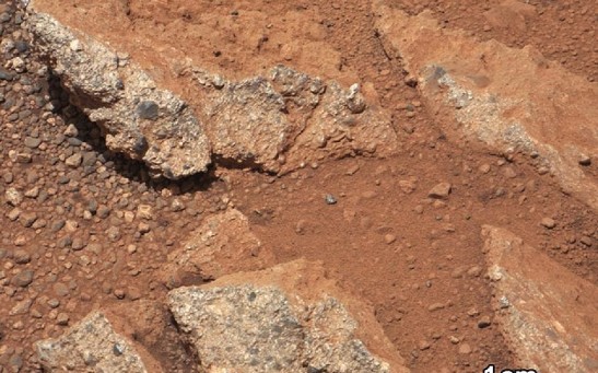 Image of a Martian Surface from NASA’s Curiosity Rover