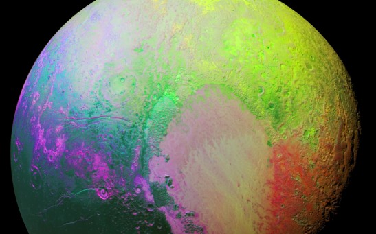 LOOK: NASA Shares Photo of Rainbow-Colored Psychedelic Pluto
