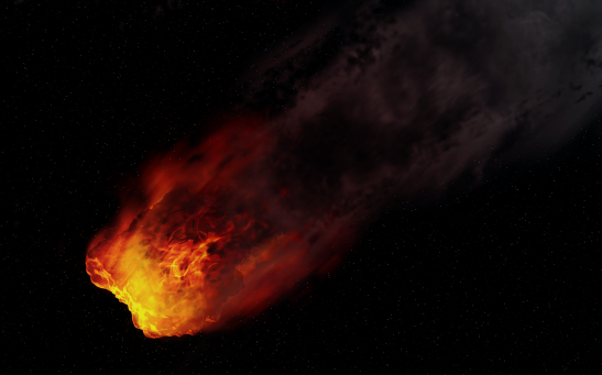 Meteor asteroid space disaster