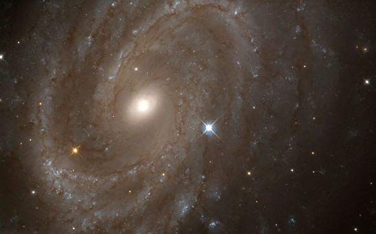 Nasa Hubble Space Telescope Shows The Spiral Galaxy Ngc 4603 The Most Distant Galaxy In Which A S