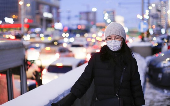 Woman Asian mask