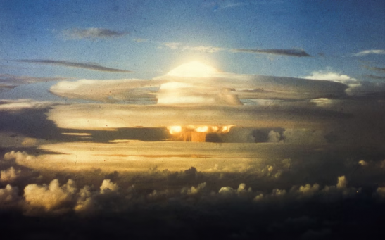 Nuclear explosion mushroom cloud