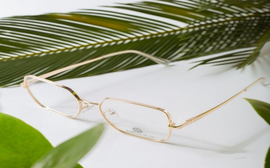 A photo of eyeglasses.