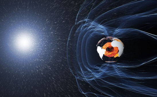The European Space Agency revealed an audio clip of the Earth’s rumbling magnetic field.