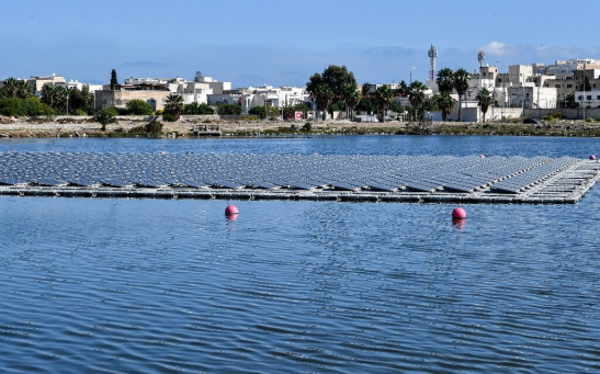 North African countries advocate for cheaper and greener energy as they implement floating solar cells in water reservoirs. 
