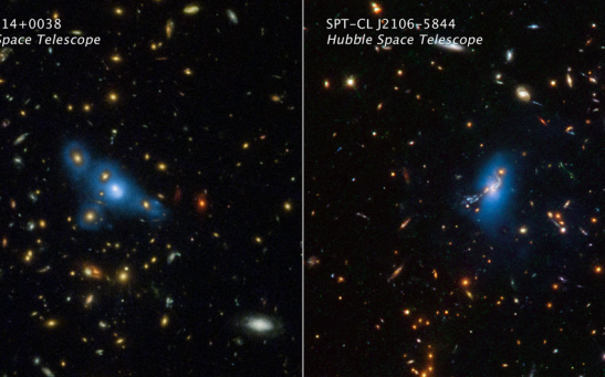 Hubble Space Telescope Detects 'Ghost Light' From Wandering Stars Scattered Across the Cluster