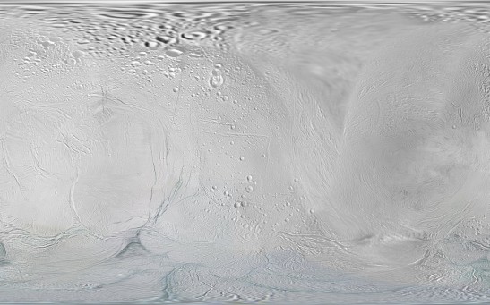  Saturn's Icy Moon Enceladus Mysteriously Covered in Deep Snow; How Is It Possible?
