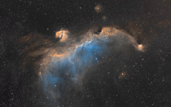 Seagull Nebula. IC 2177 is a region of nebulosity that lies along the border between the constellations Monoceros and Canis Major