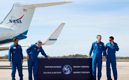 The SpaceX Crew-6 Mission Astronauts Arrive To Kennedy Space Center For Weekend's Launch