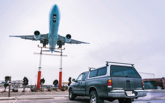 Car and Airplane