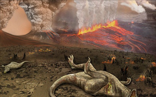 Deccan Traps Volcanoes Led to Dinosaur Extinction 300,000 Years Before Asteroid Impact