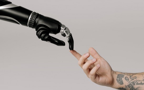 Bionic Hand and Human Hand Finger Pointing