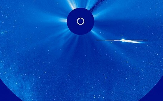 Sungrazer Comet: SOHO-5008 Photobombed Historic Total Solar Eclipse Before Disintegrating Into Nothingness
