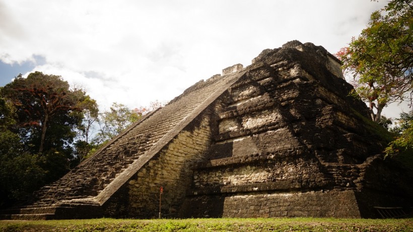 ancient Maya pyramid