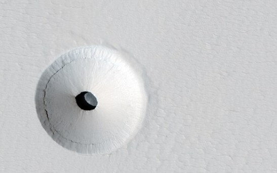 Mysterious Hole Found on the Surface of Mars; Experts Believe the Pit Could Be Subterranean Shelters for Future Human Explorers