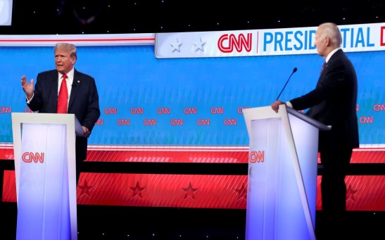 Donald Trump And Joe Biden Participate In First Presidential Debate