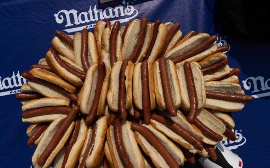 Speed Eaters Compete In Nathan's Annual Hot Dog Eating Contest