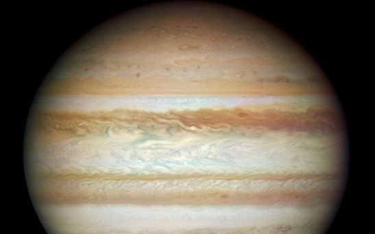 In this image provided by NASA, ESA, and the Hubble SM4 ERO Team, the planet Jupiter is pictured July 23, 2009 in Space.